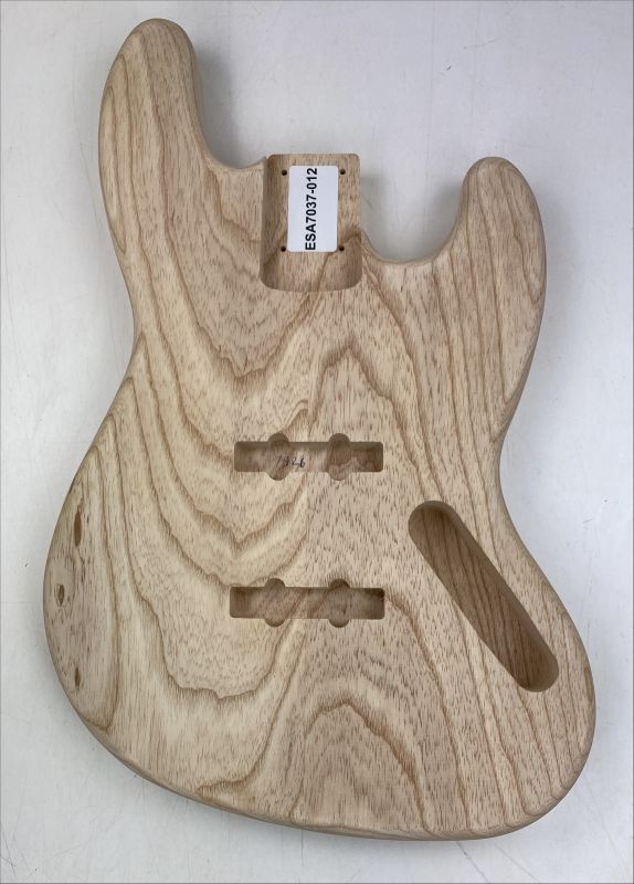 Body American Ash, 2-pcs. Jazz-Bass, Unique Piece #012